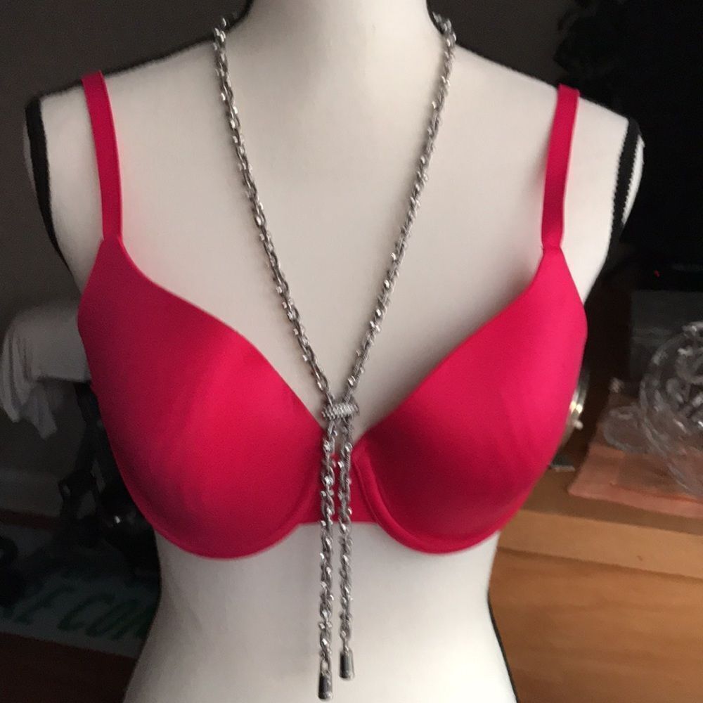 Chico’s Vovel Tessel Silvertone Necklace.